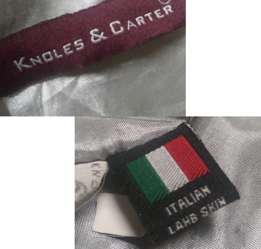 Knoles & Carter | Just reduced!! 🍑 Italian Lambskin Leather Jacket Wine - Picture 7 of 8